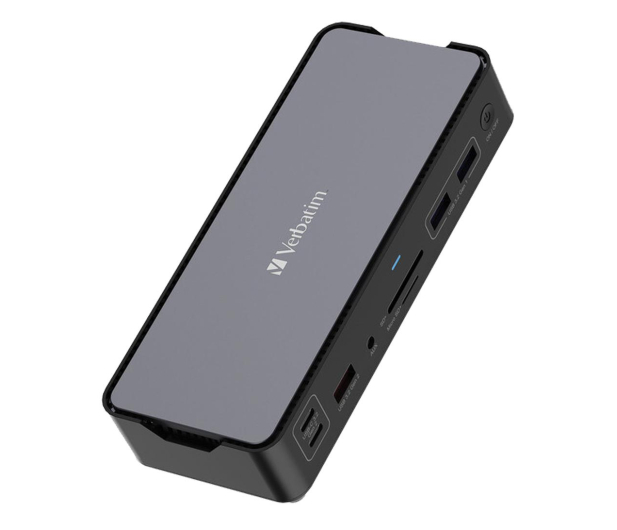 VERBATIM USB-C Pro 2xHDMI DP RJ45 4xUSB 4xUSB-C SD microSD audio 32171 - 1236409 - zdjęcie 3